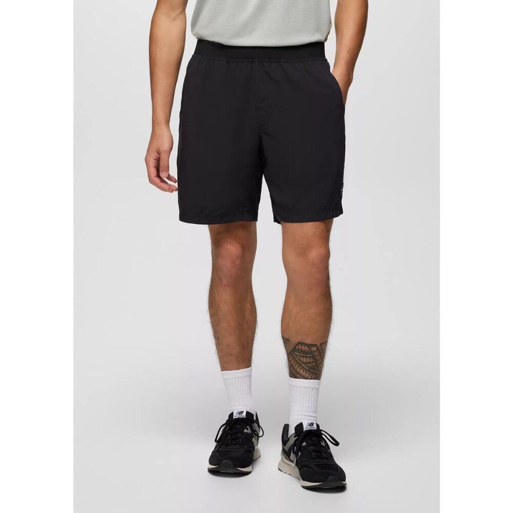 Prana Men’s Size Large Black 10” Mojo Shorts Quick Dry Performance Hiking